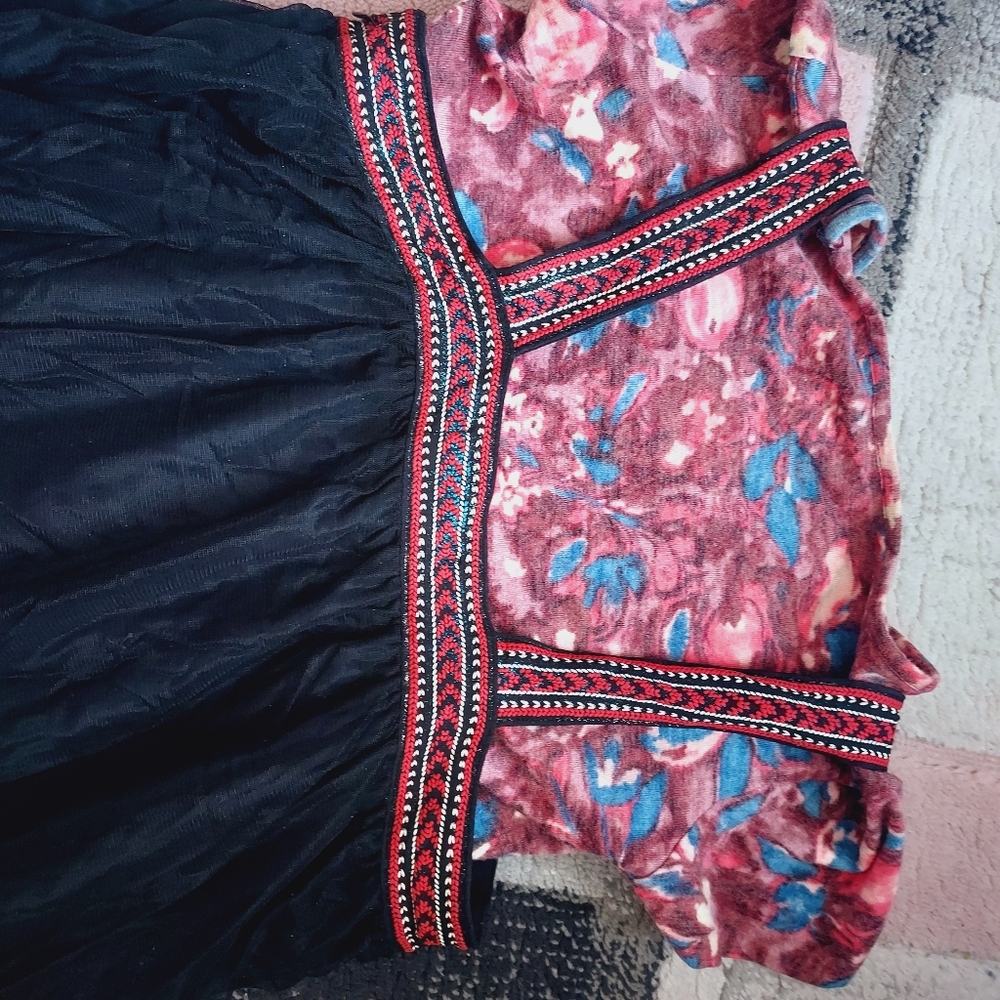 Japan Tsumori chisato lovely pattern top and dress set 2 pcs rare - Picture 7 of 11